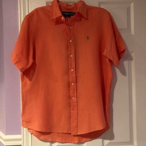 Men’s short sleeve button down